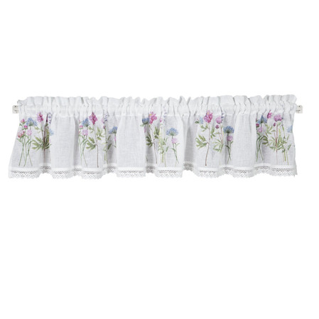 FIRANA GOTOWA LAURA 150 X 30 CM BIAŁY