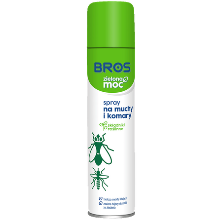 BROS Zielona Moc spray na muchy i komary 300ml
