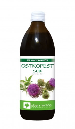 Alter Medica Ostropest sok 500 ml - Nabea.pl
