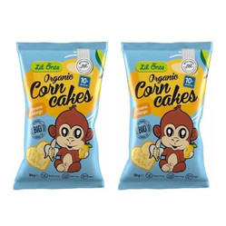 Zestaw: 2x Chrupki kukurydziane banan-mango od 10 miesiąca BEZGL. BIO 30 g