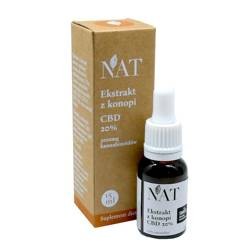 NAT Olejek - ekstrakt z konopi 20% CBD 15ml