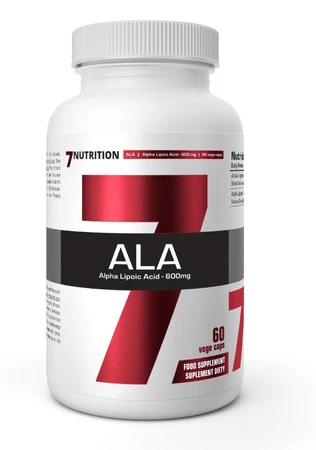7NUTRITION ALA 600mg na wsparcie pracy serca 60 kaps.