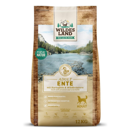 WILDES LAND DOG Ente - kaczka z ziemniakami i ziołami (12kg)