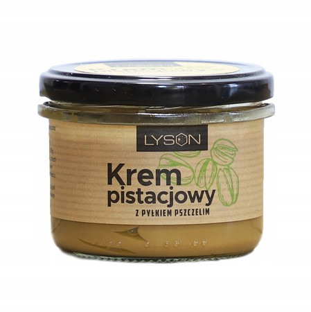 Łysoń Krem pistacjowy z pyłkiem pszczelim 200 g