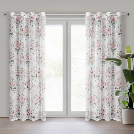 ZASŁONA GOTOWA ELLIE 140 X 270 CM BIAŁY
