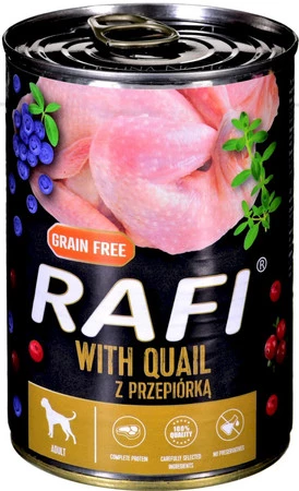 Dolina Noteci Rafi z Przepiórką Pasztet bez zbóż 400g
