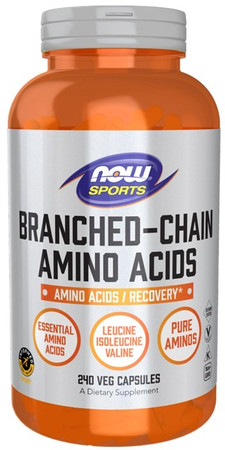 Now Foods BCAA Aminokwasy 240 kaps. vege