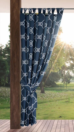 Zasłona gotowa Garden 14 na Szelkach 155 x 240 cm, Granatowy