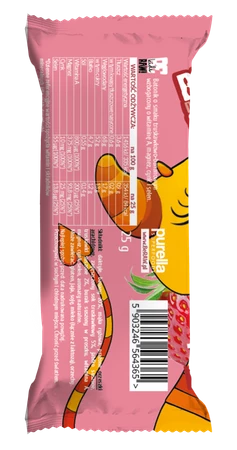 BeRAW Kids Baton owocowy Truskawka i Banan - 25g baton dla dzieci