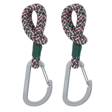 Lassig Casual Label Uniwersalne sznurkowe zaczepy do torby do wózka 2 szt. green lavender