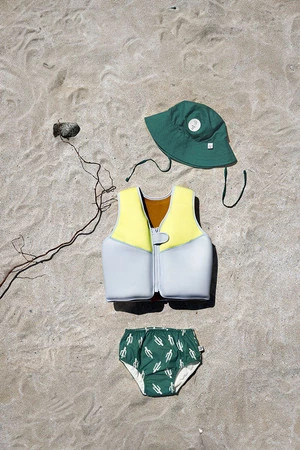 Lassig Kamizelka do pływania asekuracyjna dla dzieci Splash & Fun blue/lime