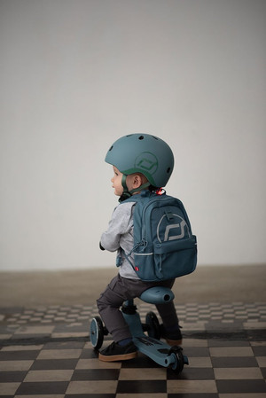 SCOOTANDRIDE Kask XXS-S dla dzieci 1-5 lat Ash