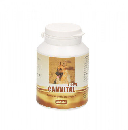 MIKITA CANVITAL Witaminy dla psa 150tabl.