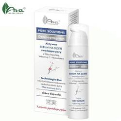 Serum na dzień zwężające pory z różą japońską, witaminą C i nanozłotem - AVA PORE SOLUTION