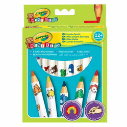 Crayola Kredki 8 kolorów ołówkowe JUMBO 3678