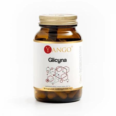 Yango Glicyna wspiera zdrowy rytm dobowy i regenerację 90 kaps.