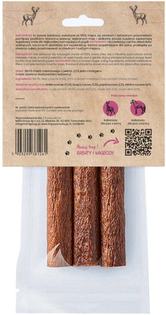 Happy Snacky NAPSANOSY Kabanosy z Jelenia 3szt.