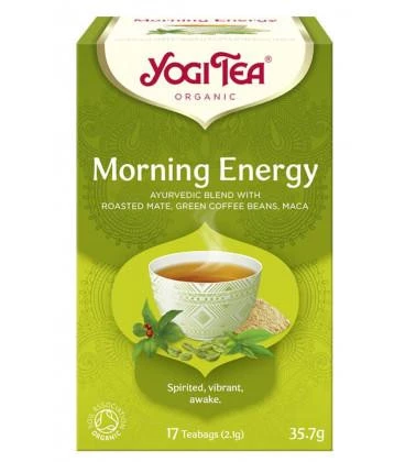 HERBATKA PORANNA ENERGIA (MORNING ENERGY) BIO (17 x 2,1 g) 35,7 g - YOGI TEA