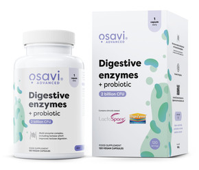 Osavi Digestive enzymes + probiotic 120 kaps. vege