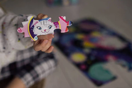 Mudpuppy Puzzle świecące w ciemności Kosmiczne marzenia 100 elementów 5+