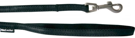 ZOLUX Smycz Mac Leather Czarna 10mm / 1,2m
