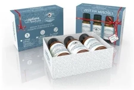 Optima Zestaw Miłości (Olejek ylang-ylang 10 ml + złodziei 10ml + bergamotowy 10ml) 30 ml