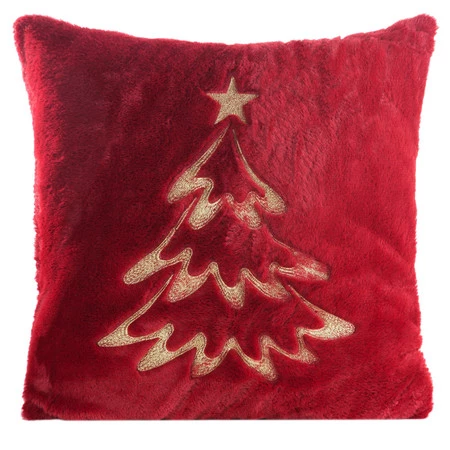 POSZEWKA ŚWIATECZNA 120F 45 X 45 CM BORDOWY