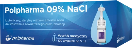 NACL 0,9% POLPHARMA STERYLNY 120 POJ.A 5ML