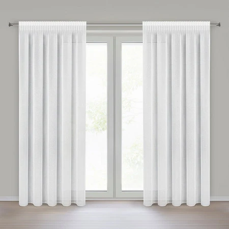 FIRANA GOTOWA RAIN NA TAŚMIE 140 X 270 CM BIAŁY