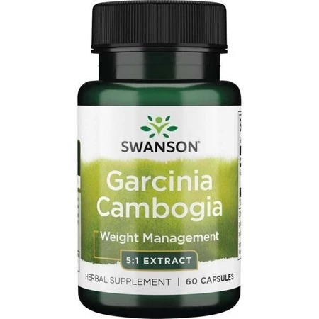 SWANSON Garcinia Cambogia 5:1 extract 80mg, 60kaps.