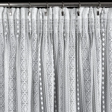 ZASŁONA GOTOWA ADORA NA TAŚMIE 140 X 270 CM BIAŁY