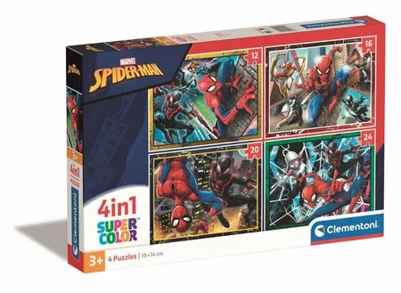 Clementoni Puzzle 4w1 Spiderman 21515