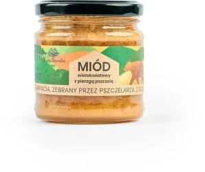 Miody Dworskie Miód z pierzgą 250g