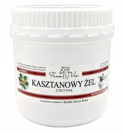 Farm-vix Żel kasztanowy z rutyną 600g