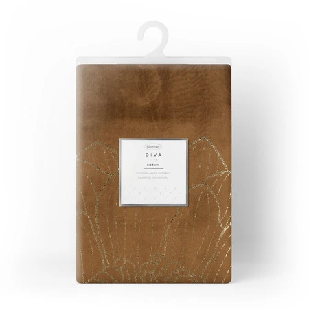 OBRUS BLINK 13 35 X 220 CM BRĄZOWY