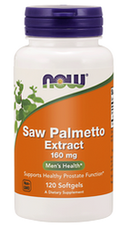 Now - Saw Palmetto – ekstrakt - 160 mg – 120 kaps