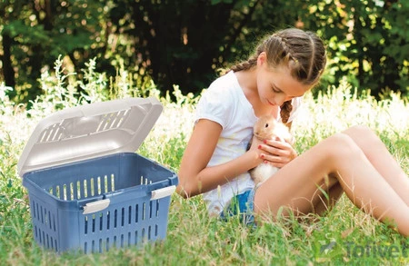 STEFANPLAST MIDI GULLIVER Transporter Biało-niebieski 45cm