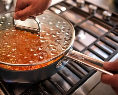 JJ-Patelnia 28cm ze składanym uchwytem+pokr. Space