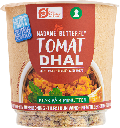 Madame Butterfly Danie Błyskawiczne Proteinowe Dal Pomidorowy BIO 60 g