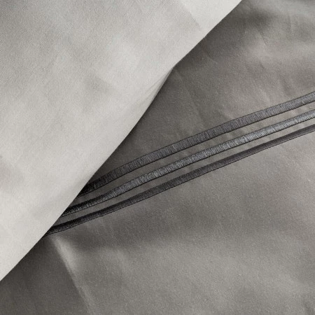 Komplet pościeli Haft4, 160 x 200 cm, Srebrny