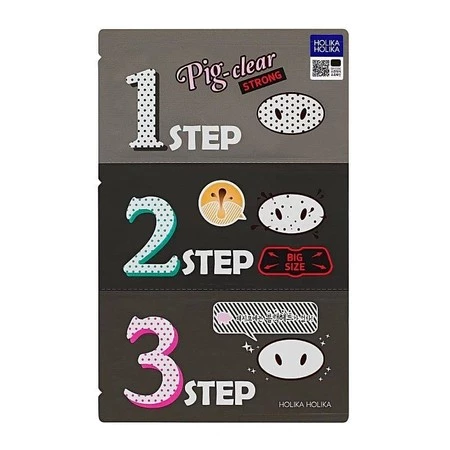 Pig-Clear 3-Step Kit Stong zestaw plasterków do oczyszczania porów