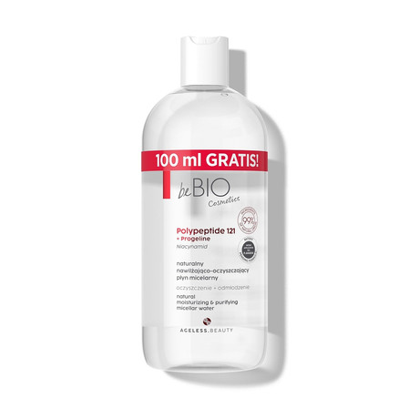 beBIO Ageless Beauty nawilżająco- oczyszczający płyn micelarny 500ml