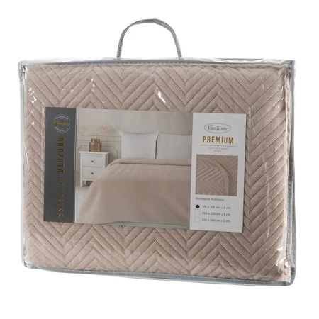 NARZUTA LEN 3 170 X 210 CM BEŻOWY