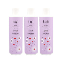 Zestaw: 3x Hagi - Żel do mycia ciała Biały Bukiet 300ml