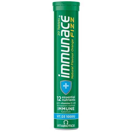 Immunace Fizz suplement diety wspierający odporność 20 tabletek musujących