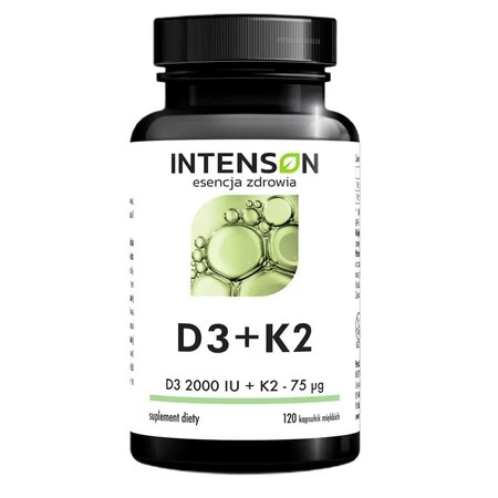 Intenson Witamina D3 + K2 - 120 kaps.