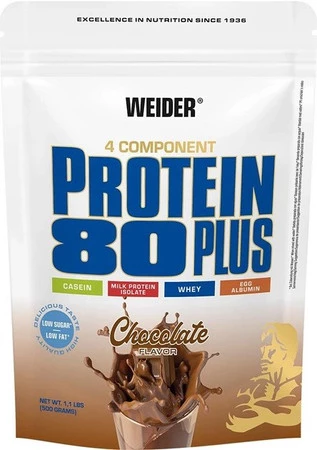 Weider Protein 80 Plus odżywka białkowa 500g smak czekolada