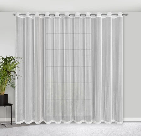 FIRANA GOTOWA NOELIA 300 X 250 CM BIAŁY