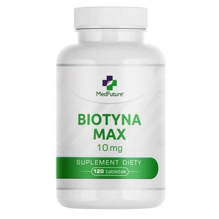 MedFuture Biotyna Max na włosy 10mg 120 tabl.