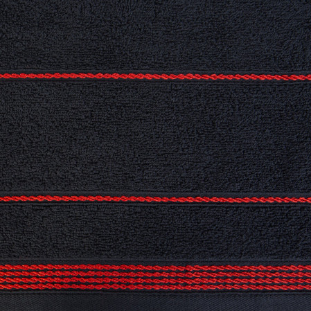 Ręcznik Mira (18), 50 x 90 cm, Czarny